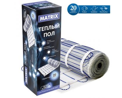 Теплый пол на сетке MATRIX 450 Вт 3,0 кв.м